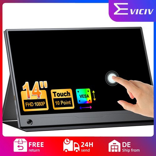 Eviciv monitor portatile touch - monitor,