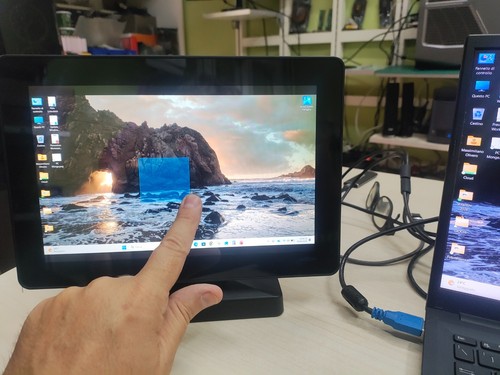 Monitor touch screen hd - touch,